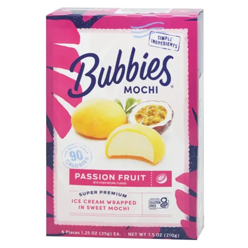 Морозиво Bubbies Mochi Маракуйя 6х35г