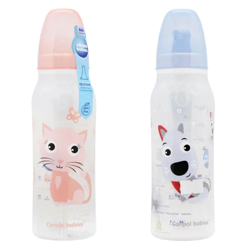 Пляшка Canpol Babies BPA free Веселі звірята 250мл