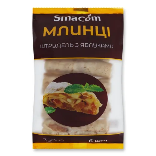Млинці заморожені Штрудель з яблуками SmaCom м/у 350г
