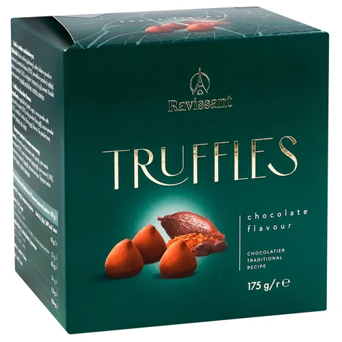Цукерки Ravissant трюфелі зі смаком шоколаду 175г