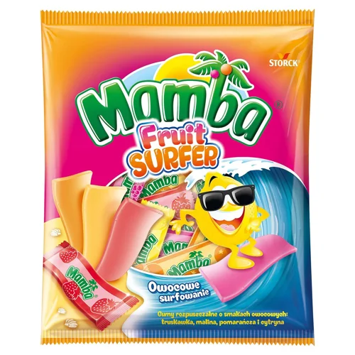 Цукерки Mamba Фруктовий серфер 140г