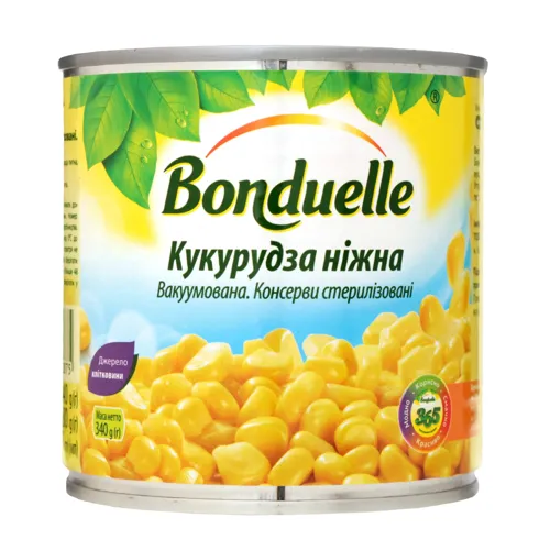 Кукурудза ніжна Bonduelle з/б 340г