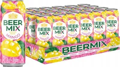 Пиво BeerMix Манго 2,5% 0,5л