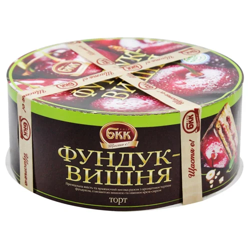 Торт БКК Фундук-вишня 0,7кг