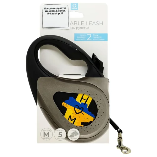 Повідець-рулетка Waudog R-Leash для собак р.M