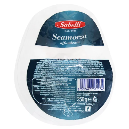 Сир Sabelli Скаморца копчений 24% 250г