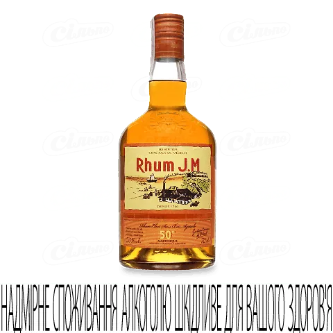 Ром J.M. Gold AOC Martinique 50%, 0,7л