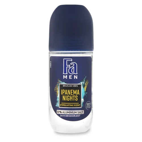 Дезодорант Роликовий Fa Men Ритми Бразилії Ipanema Nights, 50 мл