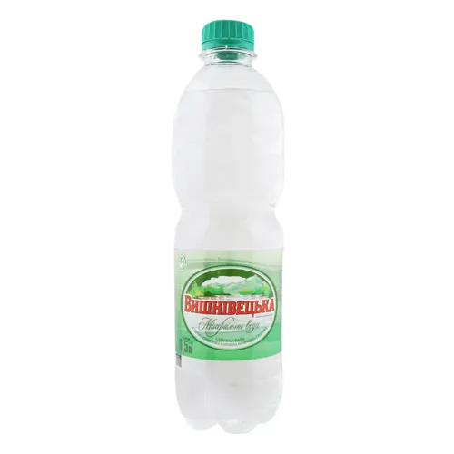 Вода мінеральна слабогазована «Вишнівецька» 0.5л