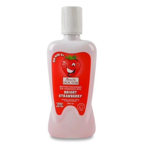 Ополіскувач д/рота Family Doctor Bright strawberry