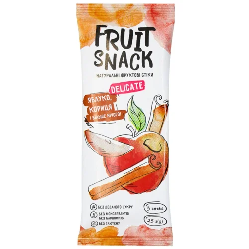 Снеки Fruit Snack Яблуко та кориця 25г
