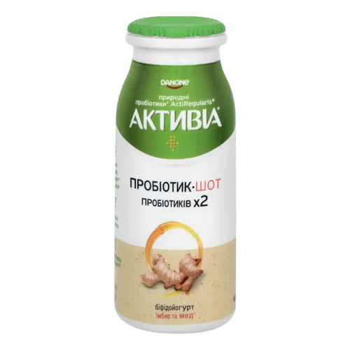 Біфідойогурт 1.4% Імбир та мед Активіа 100г