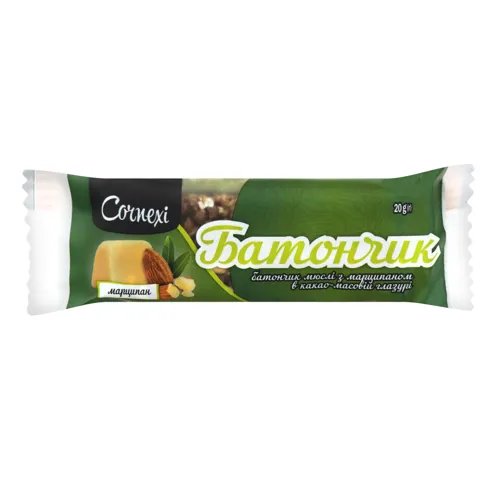 Батончик-мюсли Марципан Cornexi м/у 20г