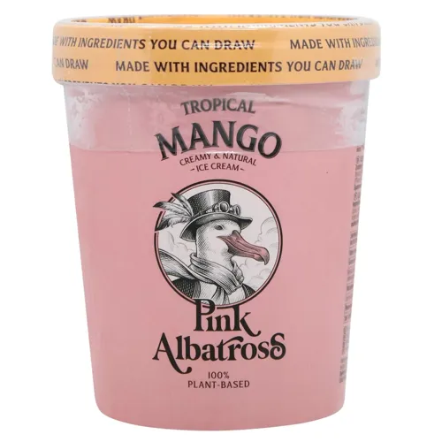 Морозиво Pink Albatross Тропічне манго веганське 480мл