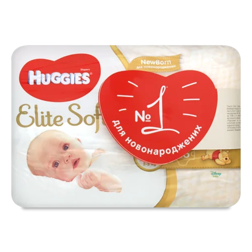 Підгузки Huggies Еліт Софт 1, 26 шт, в/ґ