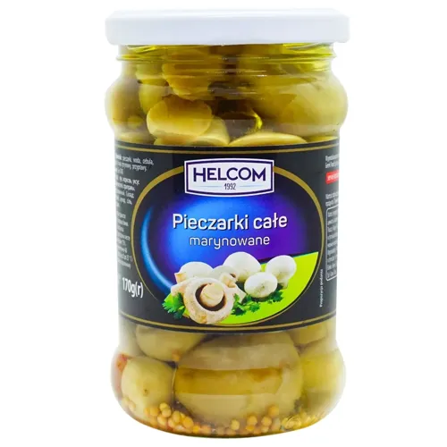 Печериці Helcom мариновані цілі 320мл