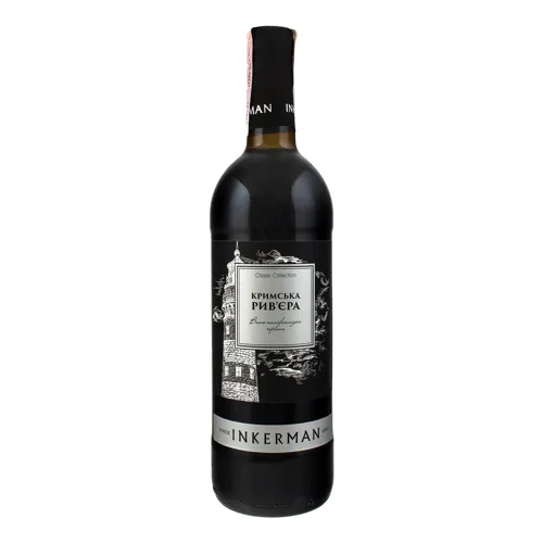 Вино 0.75л 9-13% червоне напівсолодке Кримська Рів'єра Classic Collection Inkerman пл