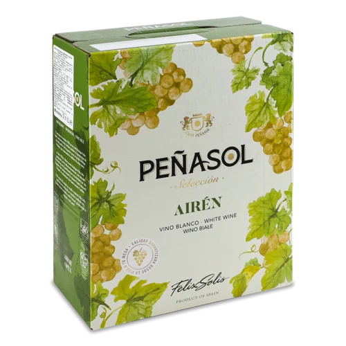 Вино Вищого Ґатунку Penasol Verdejo, Картонна Упаковка, 3л