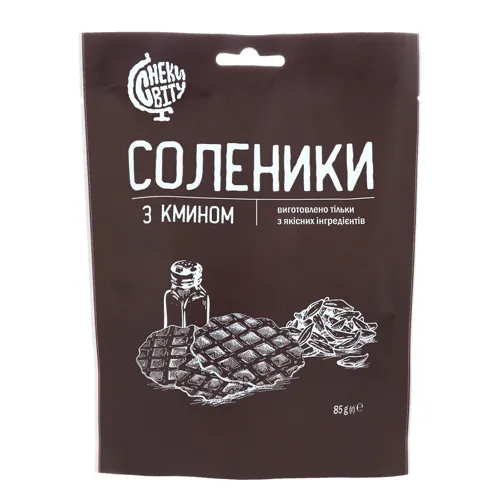 Снеки з кмином Соленики д/п 85г