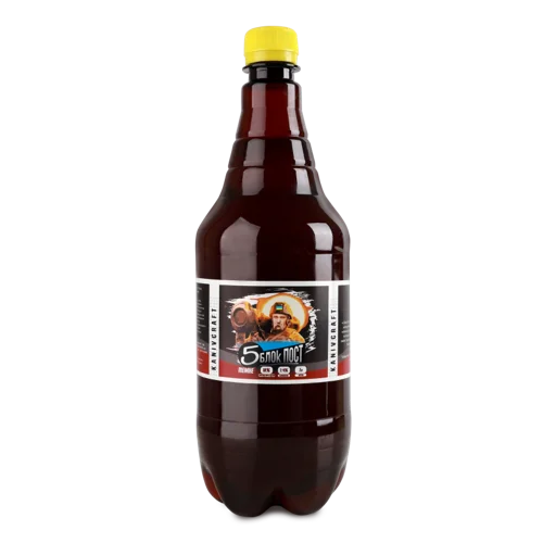 Пиво Темне Нефільтроване Непастеризоване 7.4% в/ґ, 1л