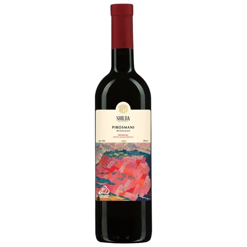 Вино Shilda Pirosmani червоне напівсухе 12,5% 0,75л
