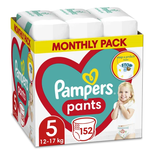 Підгузки Трусики Pampers для Дітей 12-17 кг, 152 шт, 5 шт/упак, в/ґ