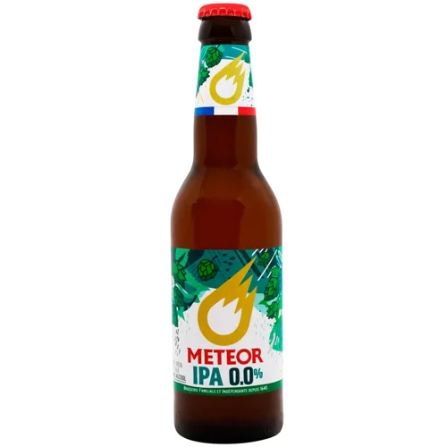 Пиво Meteor IPA безалкогольне світле нефільтроване 0,33л