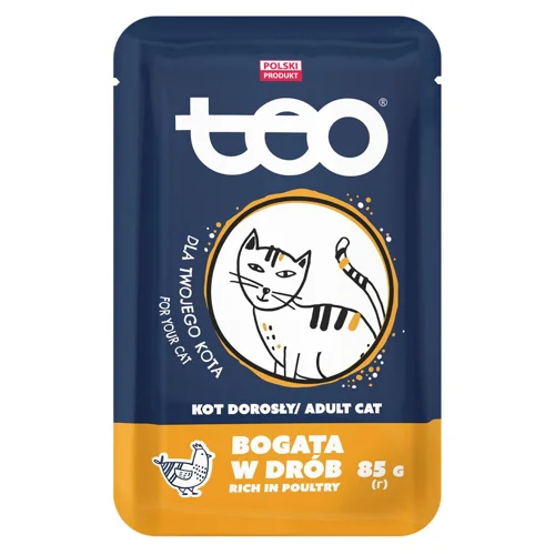 Корм вологий Teo з птицею для котів 85г