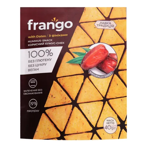 Хумус-снек З фініками Frango д/п 40г