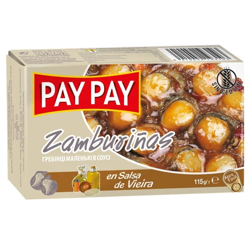 Гребінці Pay Pay маленькі в соусі 115г
