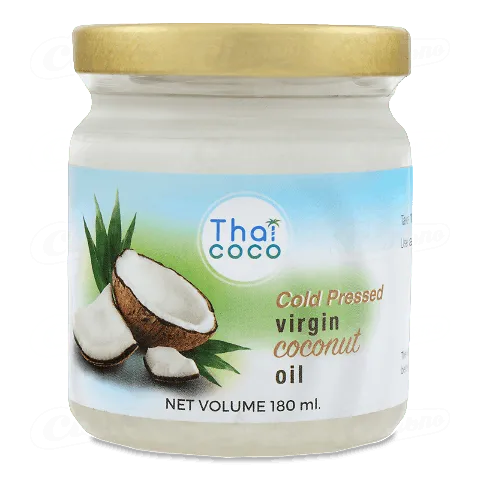 Олія кокосова Thai Coco холодного віджиму, 180мл
