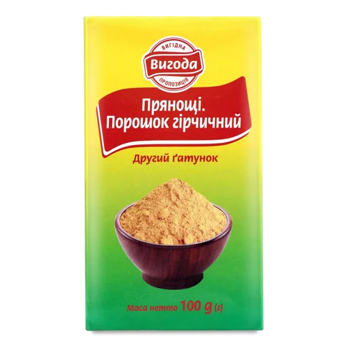Гірчичний Порошок В/ґ, 100 Г