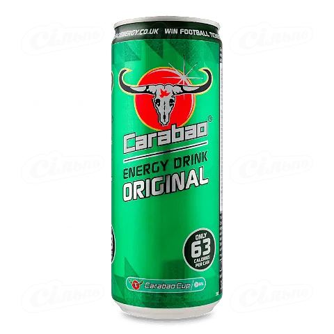 Напій енергетичний Carabao Original безалкогольний, 0,33л