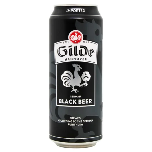 Пиво Gilde Black темне фільтроване 5,5% 0,5л