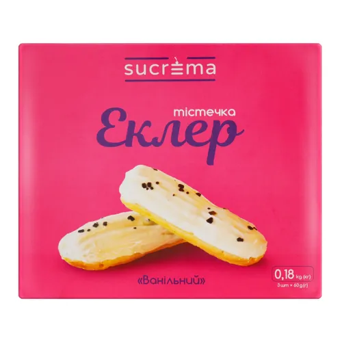 Еклер ванільний Sucrema