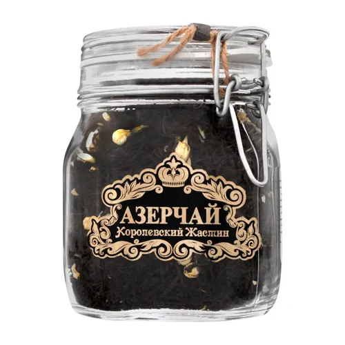 Чай чорний з квітами жасмину Королівський Жасмин Azercay 220г
