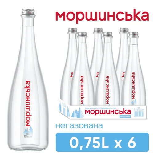 Вода мінеральна Моршинська Преміум негазована 0,75л 6шт
