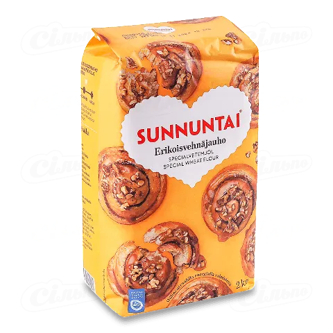 Борошно пшеничне Sunnuntai, 2кг
