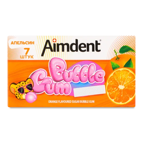 Жувальна Гумка З Цукром Апельсин, в/ґ, к/у 14.5г