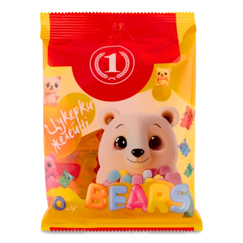 Желейні Цукерки Bears ТМ '1', в/ґ, 70г