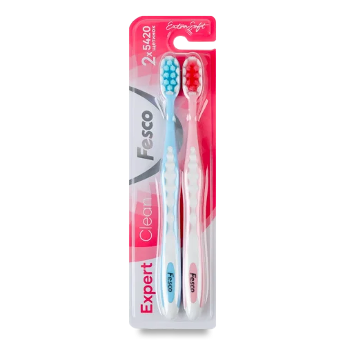 Зубна Щітка Extra Soft Expert Clean Fesco, 2 шт