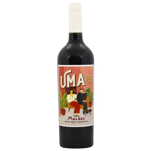Вино Uma Wine Bar Malbec червоне сухе 13,3% 0,75л