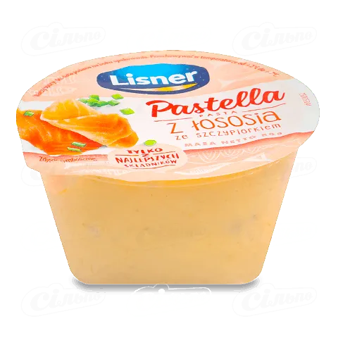 Спред Lisner із лосося зі шнит-луком, 80г