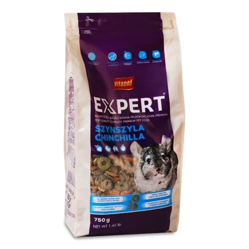 Корм Повнораціонний Для Шиншил Expert Vitapol В/у 750г