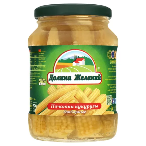 Початки кукурудзи Добірні Долина Желаний с/б 340г