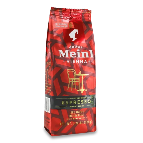 Кава Натуральна Смажена В Зернах Espresso Vienna, м/у 220г