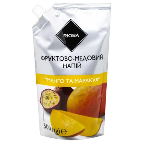 Чай фруктово-медовий Rioba концентрат Манго та маракуя 500г