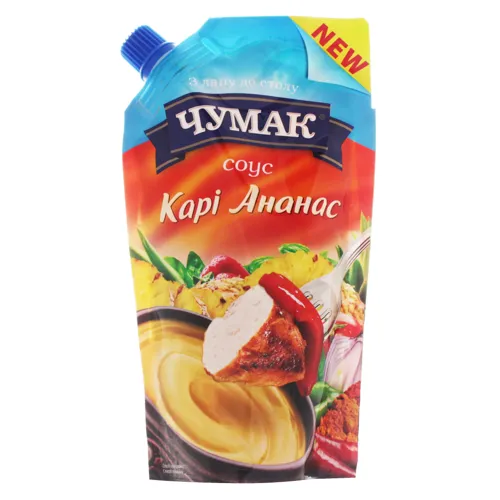 Соус Карі-ананас Чумак д/п 200г