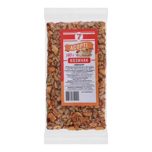 Козинак Семерка 140г Асорті