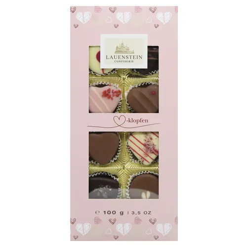 Цукерки Lauenstein Heartbeat шоколадні 100г